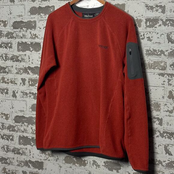 Vintage Marmot Fleece Sweatshirt Size medium Y2K - Picture 3 of 8